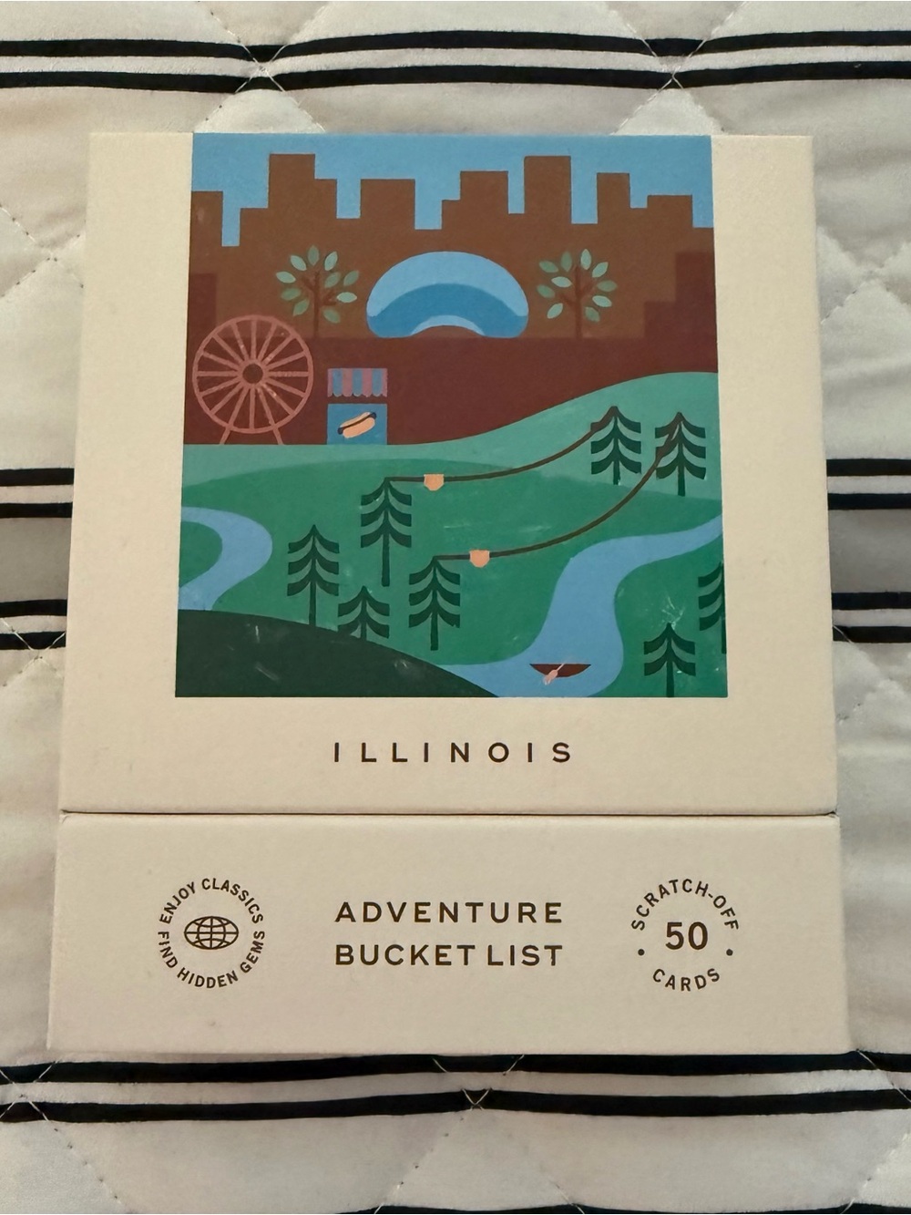 New In Box Illinois Adventure Bucket List 50 Scratch Off Cards